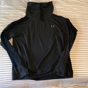 Black Under Armor Scoopneck Hoodie